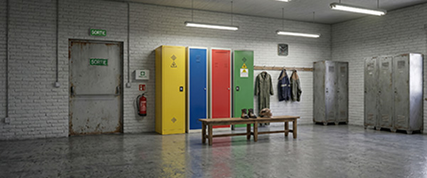 Vestiaire industriel