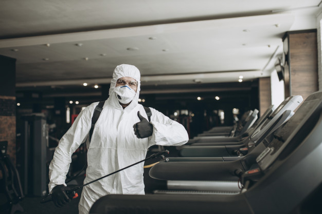 Désinfection salle de sport