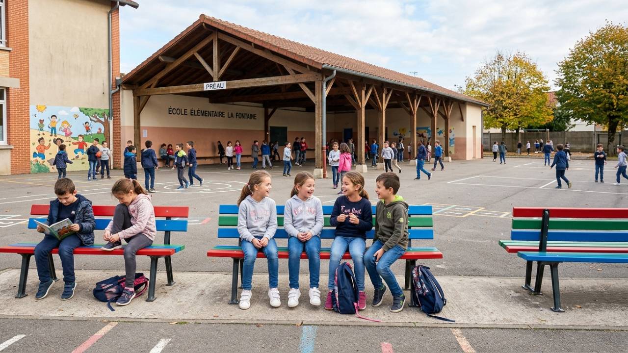 banc public ecole