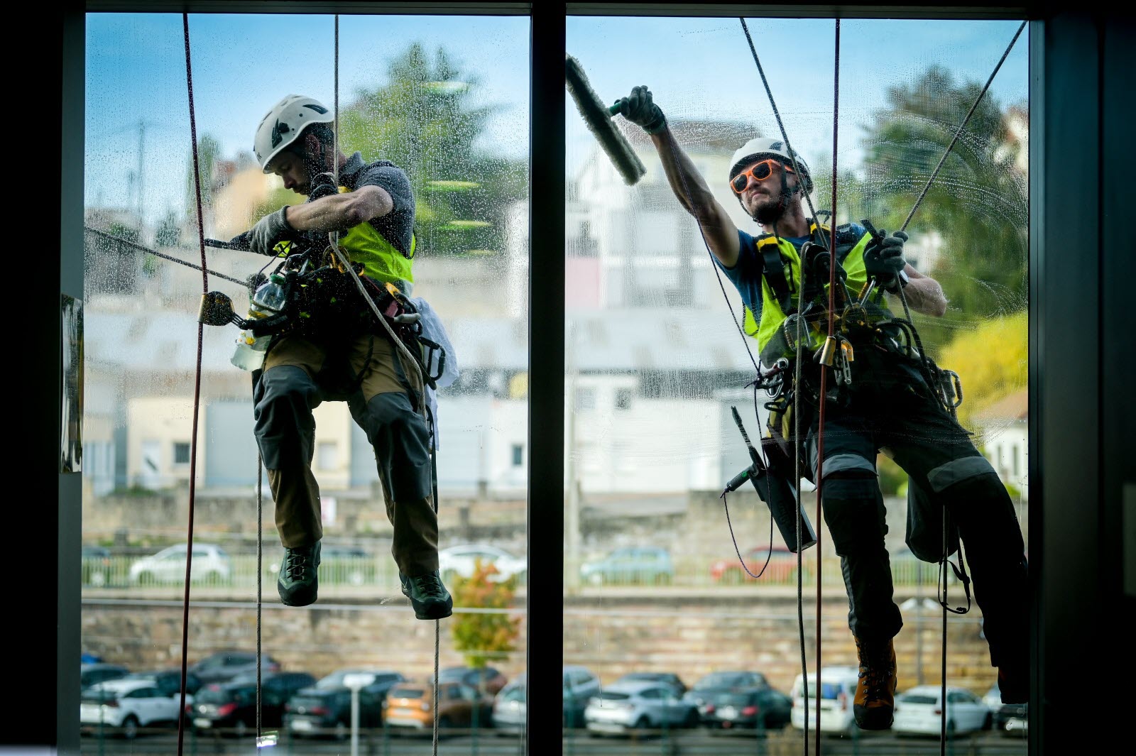 cordiste harnais vitres