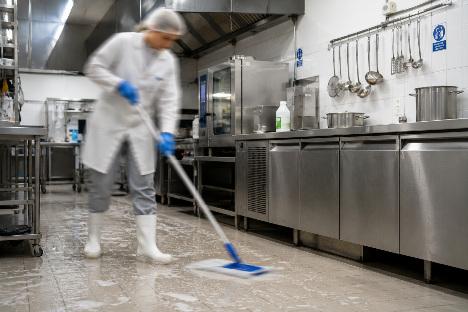 Cuisine professionnelle en nettoyage