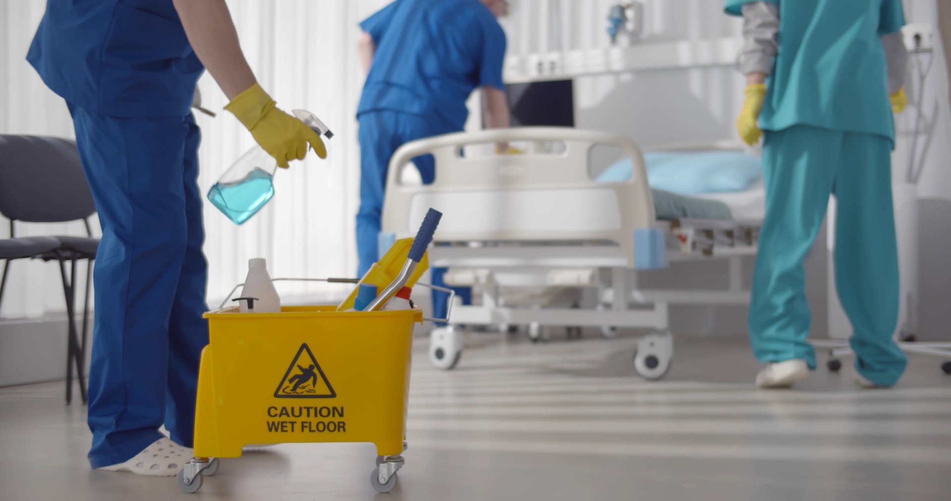nettoyage professionnel chambre hopital