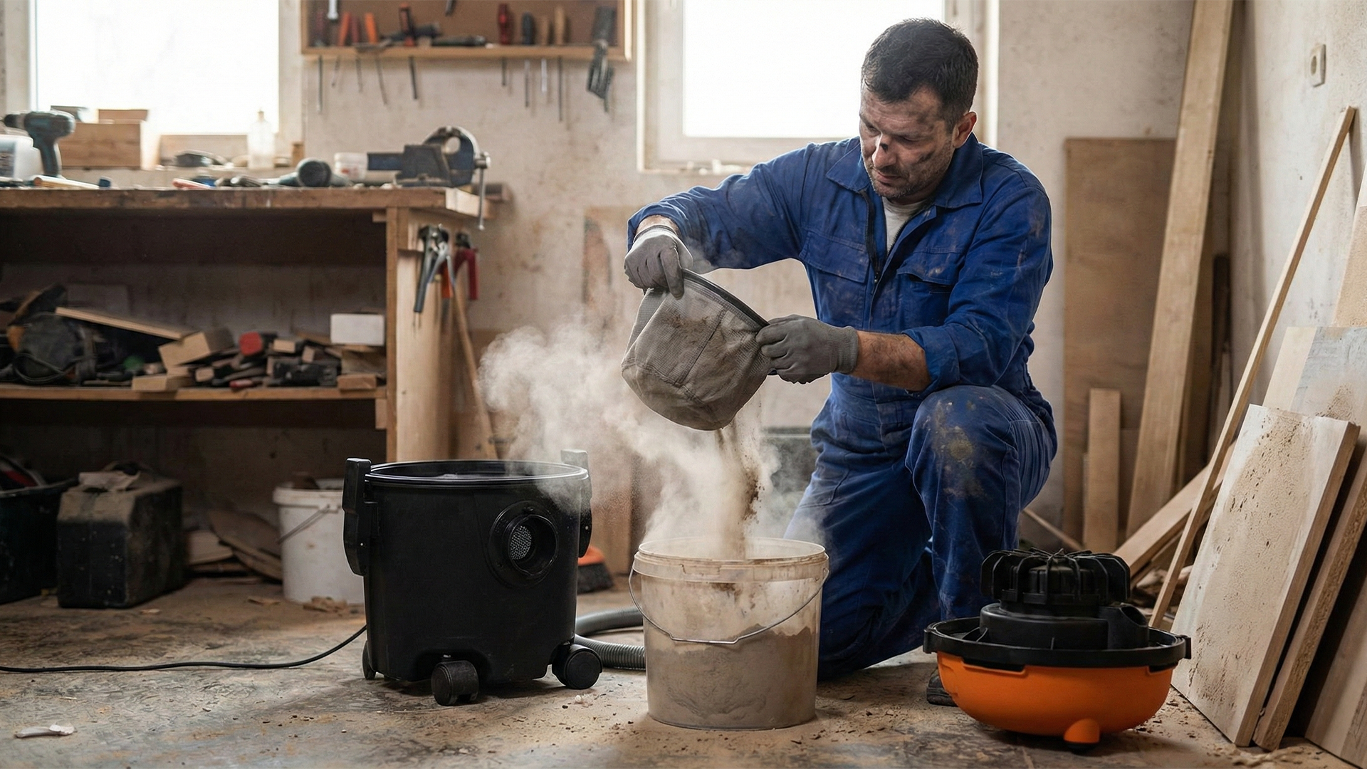 dépoussiérage filtre aspirateur professionnel