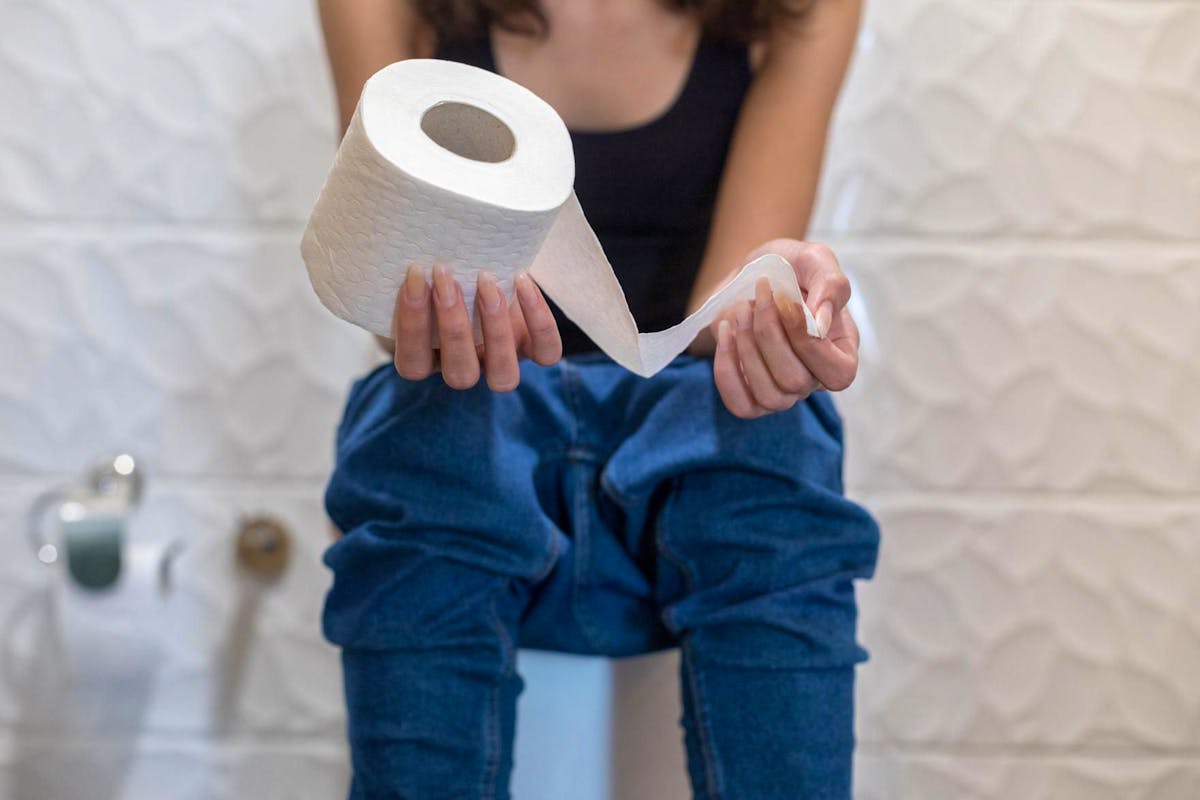 Papier toilette femme wc