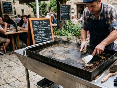 Comment nettoyer une plancha professionnelle après chaque service?